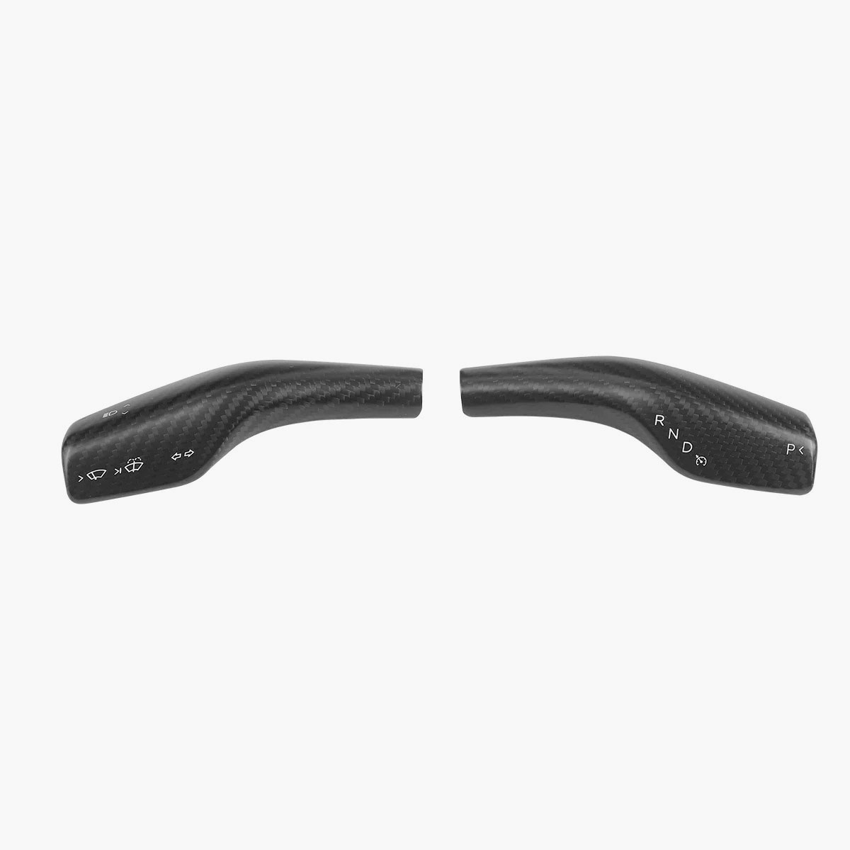 Real Carbon Fiber Stalk Cover for Model 3/Y