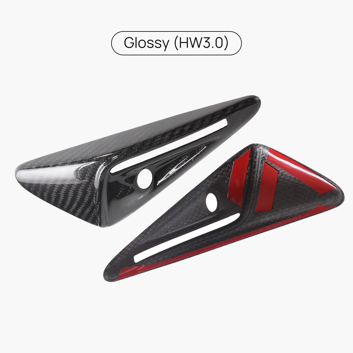 Real Carbon Fiber Side Camera Cover for Model 3/Y