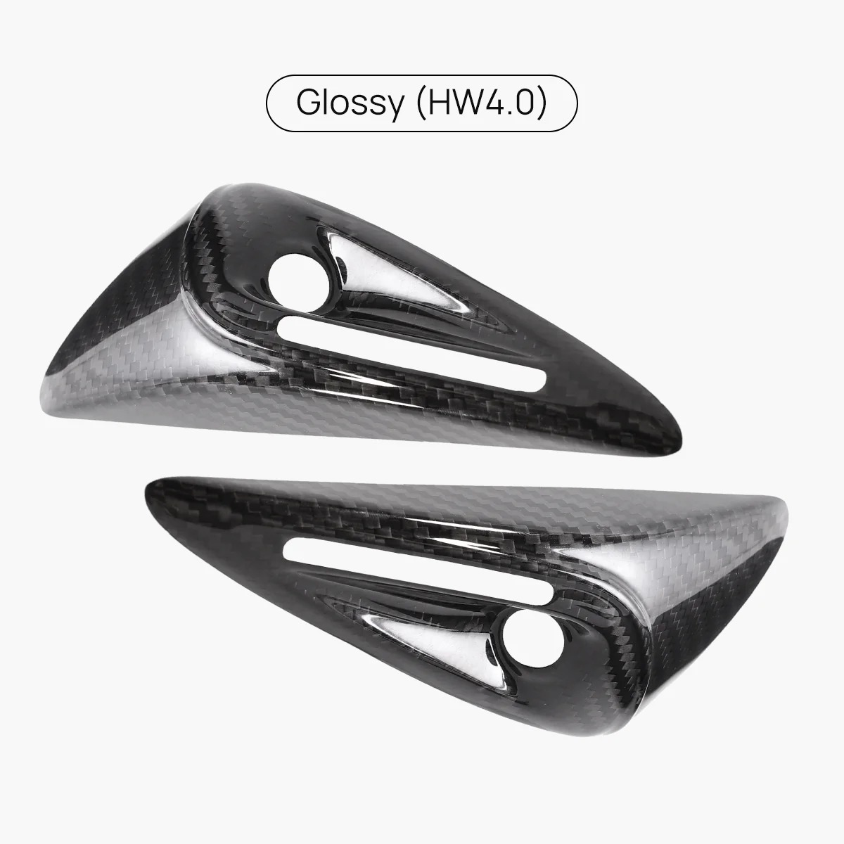 Real Carbon Fiber Side Camera Cover for Model 3/Y