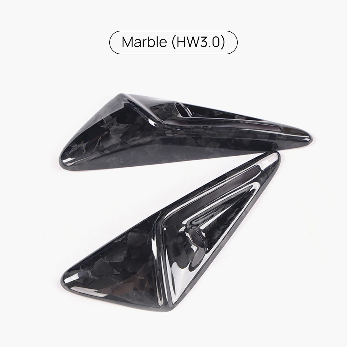 Real Carbon Fiber Side Camera Cover for Model 3/Y