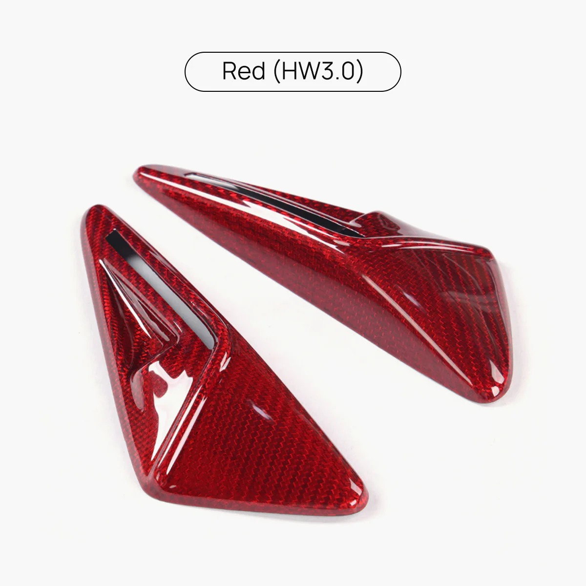 Real Carbon Fiber Side Camera Cover for Model 3/Y