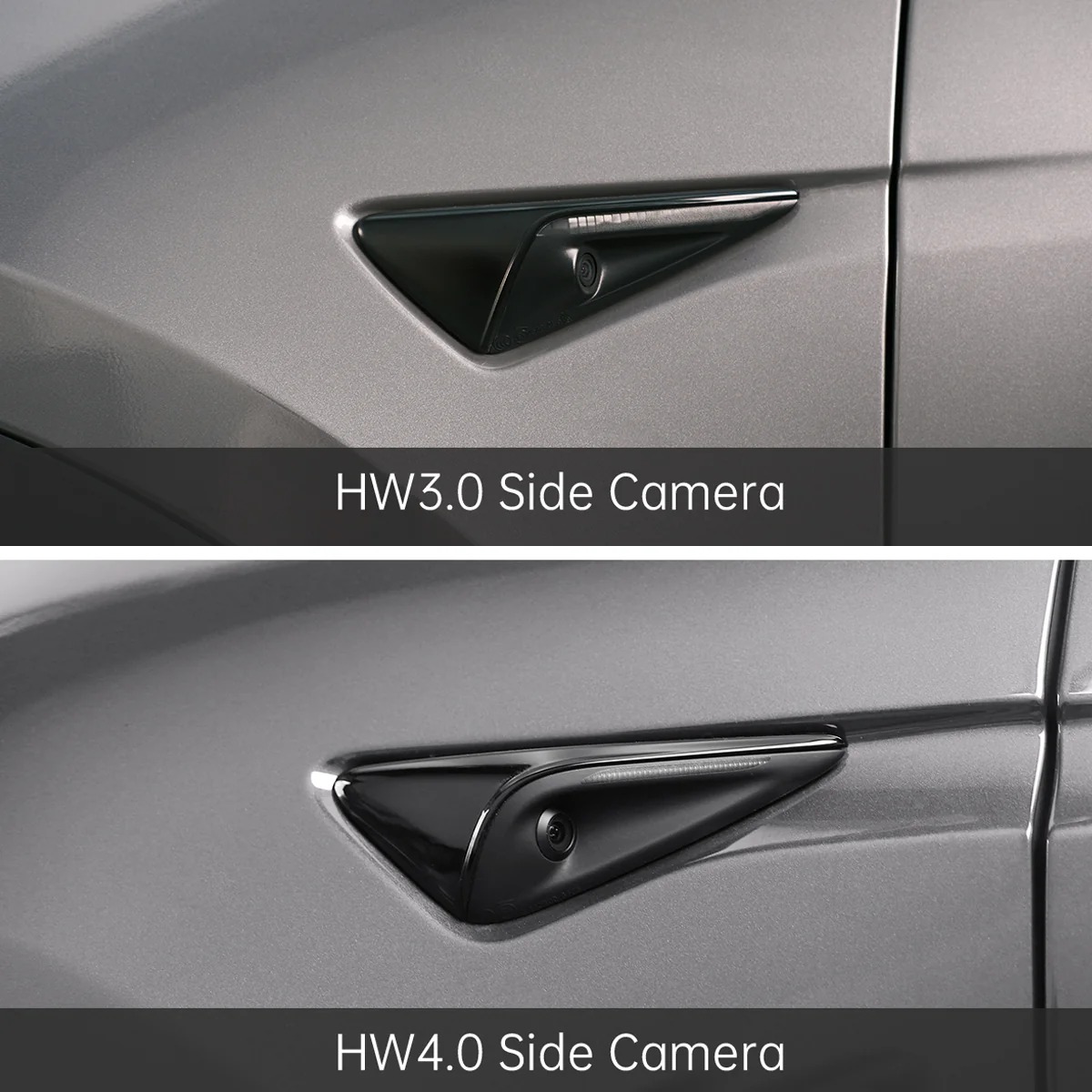 Real Carbon Fiber Side Camera Cover for Model 3/Y