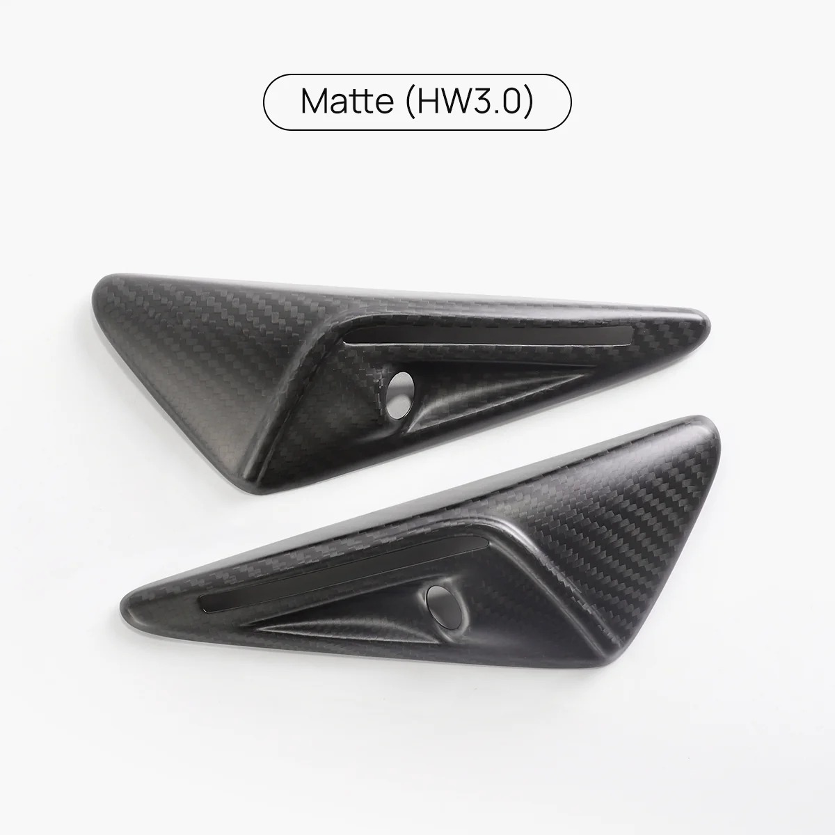 Real Carbon Fiber Side Camera Cover for Model 3/Y