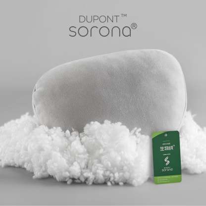 Soft Faux Suede Headrest Neck Pillow For Tesla (Filled With Dupont™ Sorona® Sustainable Bio Fiber)