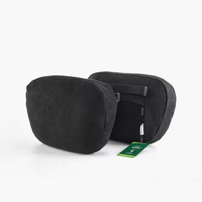 Soft Faux Suede Headrest Neck Pillow For Tesla (Filled With Dupont™ Sorona® Sustainable Bio Fiber)