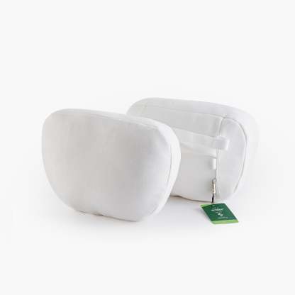 Soft Faux Suede Headrest Neck Pillow For Tesla (Filled With Dupont™ Sorona® Sustainable Bio Fiber)