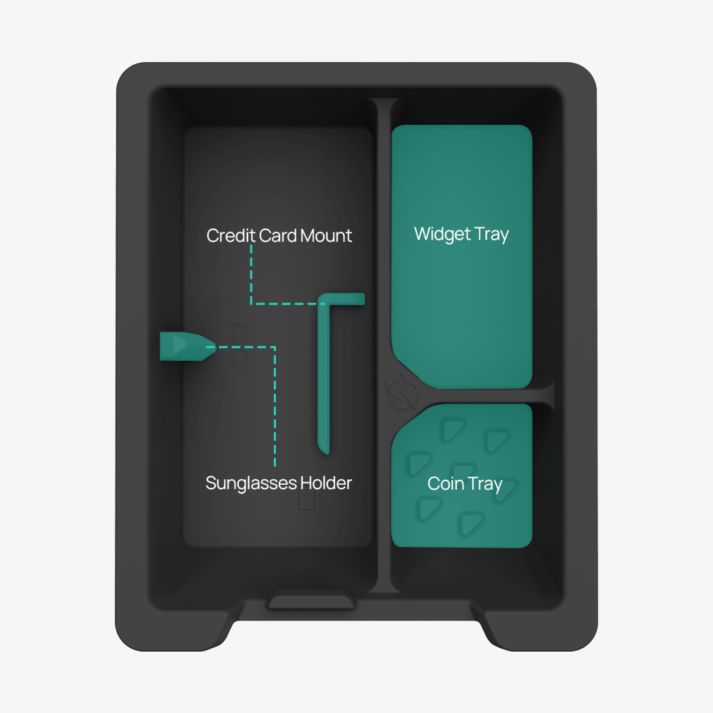 TaddonCenter Console Organizer for Tesla Model 3/Y