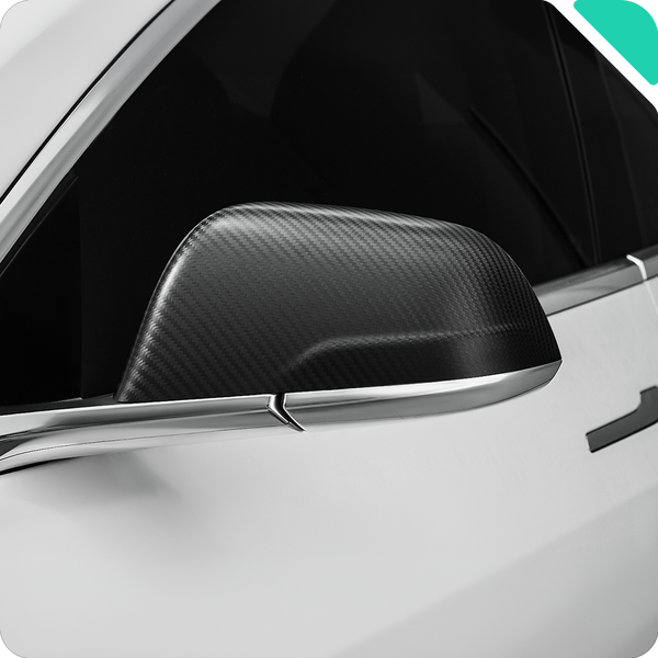 TaddonCarbon Fiber Side Mirror Caps for Tesla Model 3/Y/Highland/S