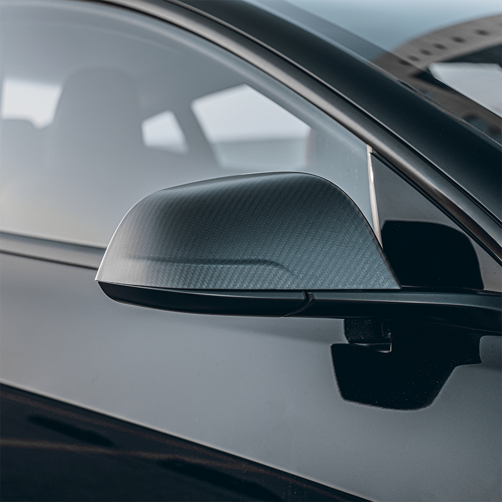 TaddonCarbon Fiber Side Mirror Caps for Tesla Model 3/Y/Highland/S