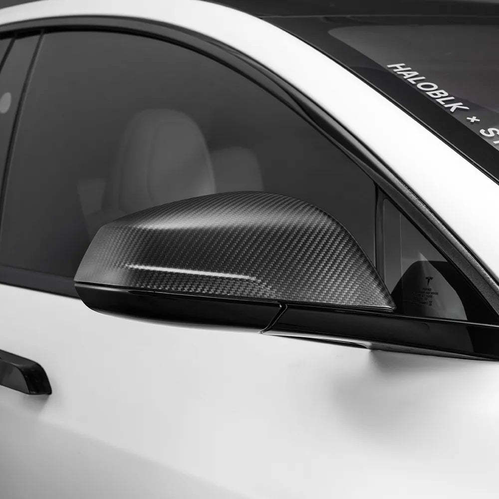TaddonCarbon Fiber Side Mirror Caps for Tesla Model 3/Y/Highland/S