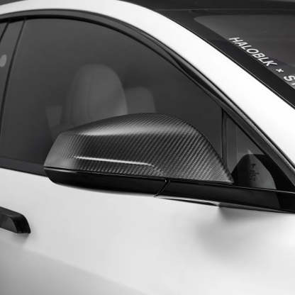 TaddonCarbon Fiber Side Mirror Caps for Tesla Model 3/Y/Highland/S