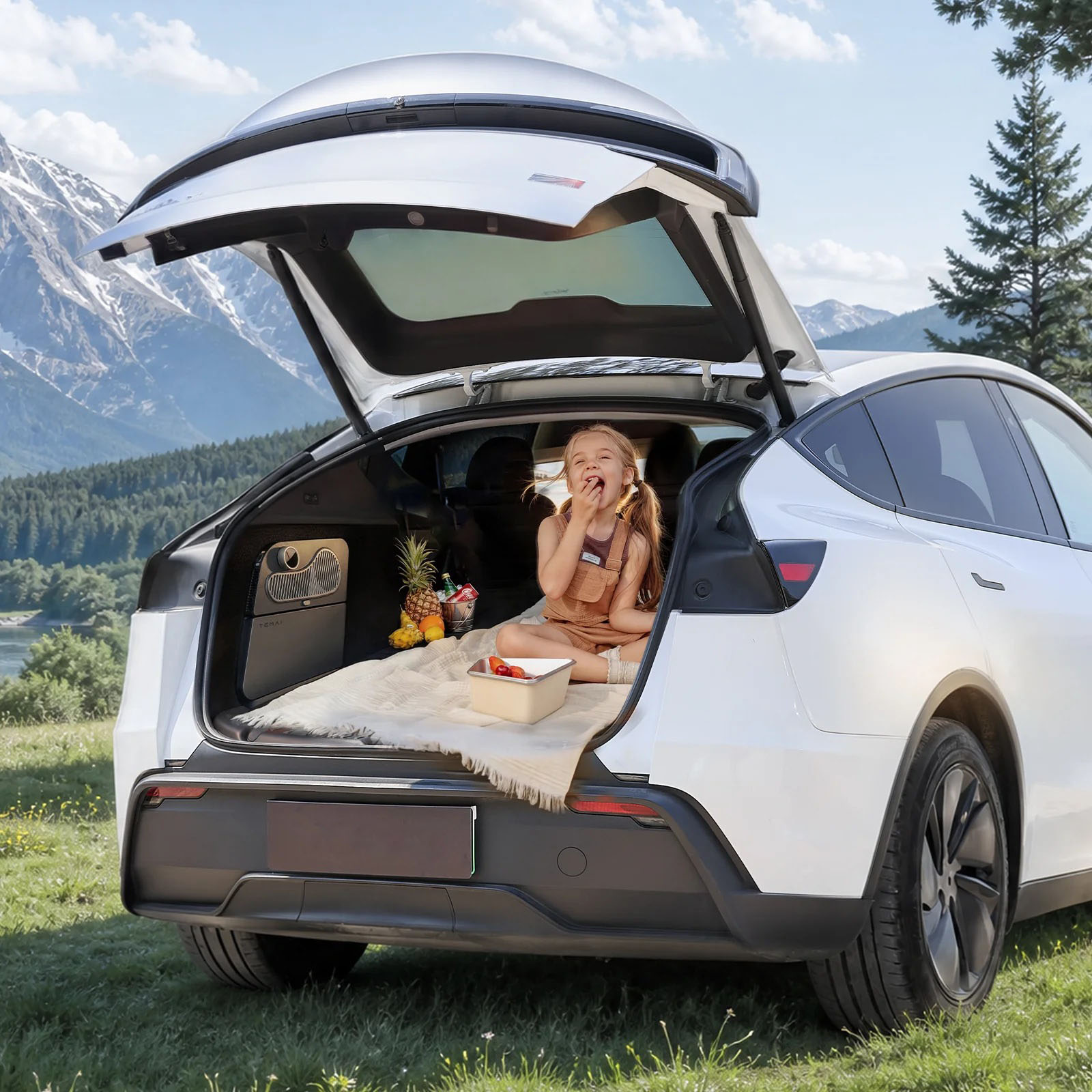 GLACIER Y Rear Trunk Side-Well Fridge for 2025+ Model Y