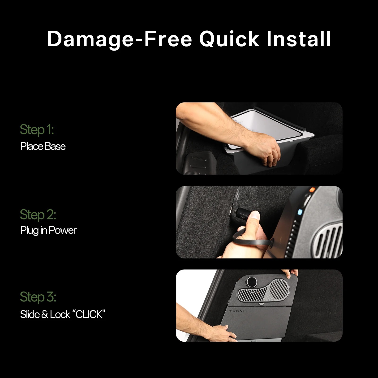 GLACIER Y Rear Trunk Side-Well Fridge for 2025+ Model Y