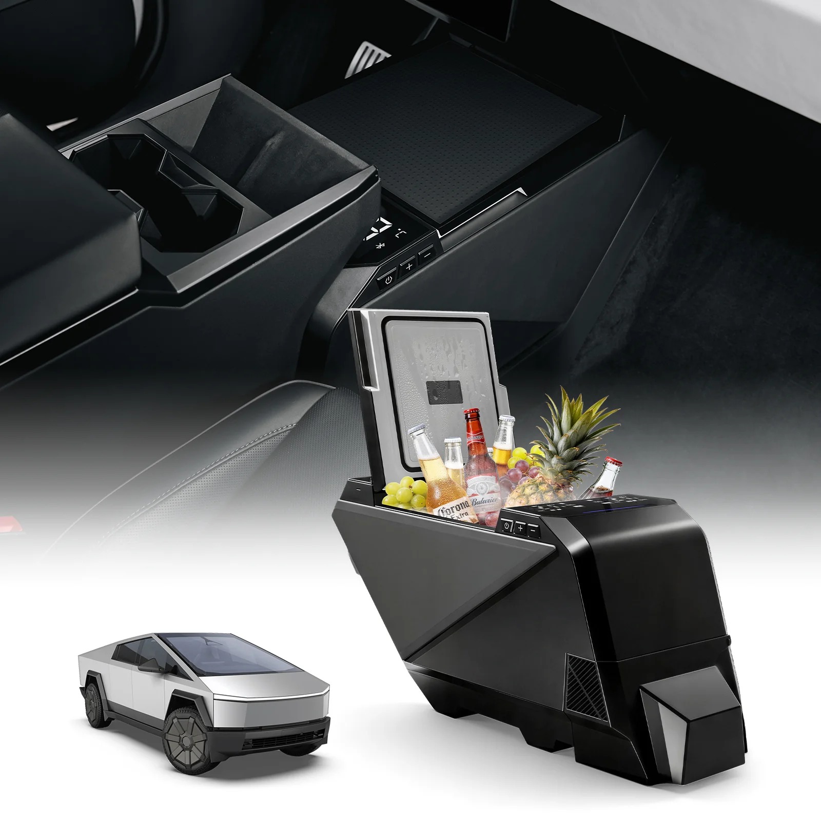 Tesla Cybertruck Fridge | 18L Center Console Cooler – TEMAI