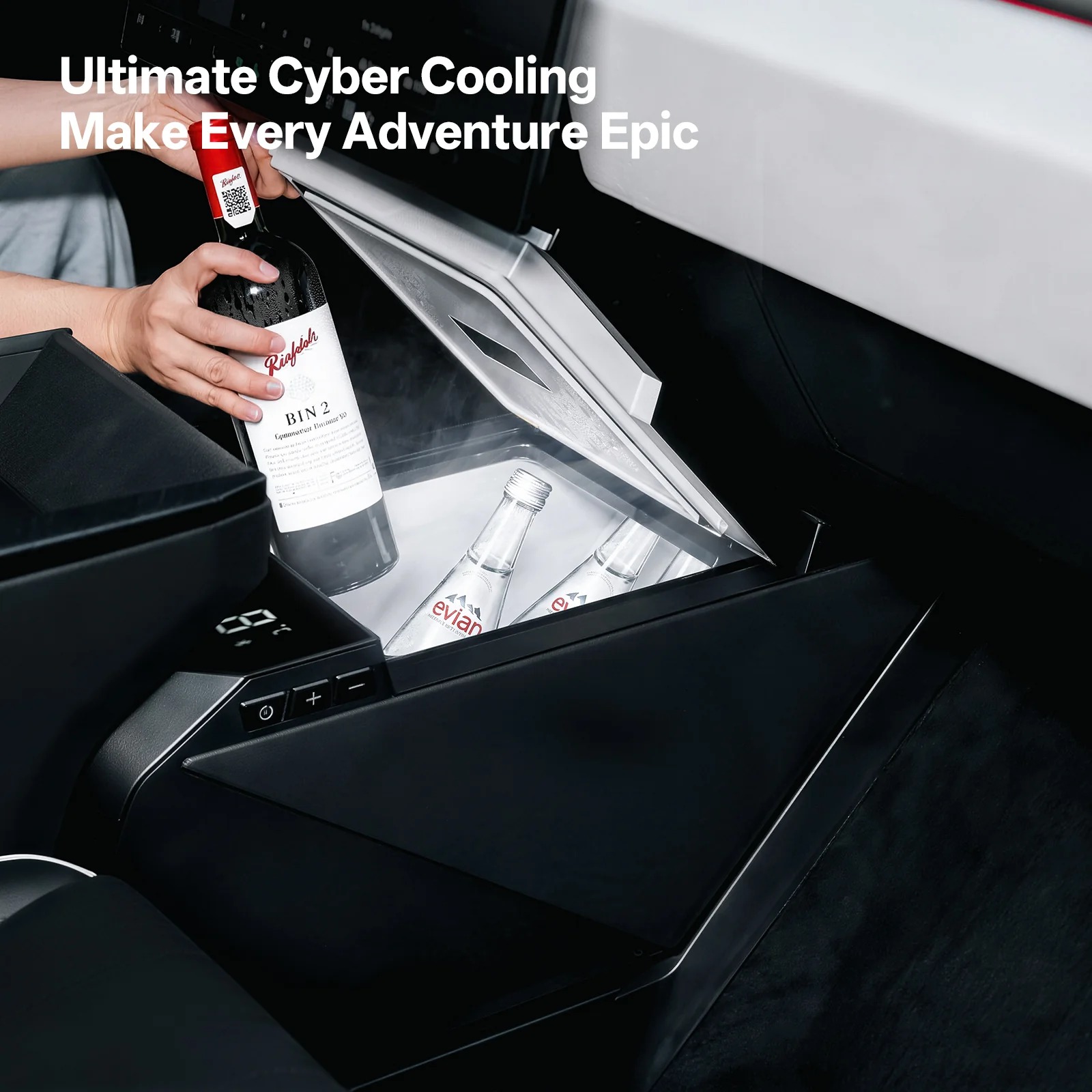 Tesla Cybertruck Fridge | 18L Center Console Cooler – TEMAI