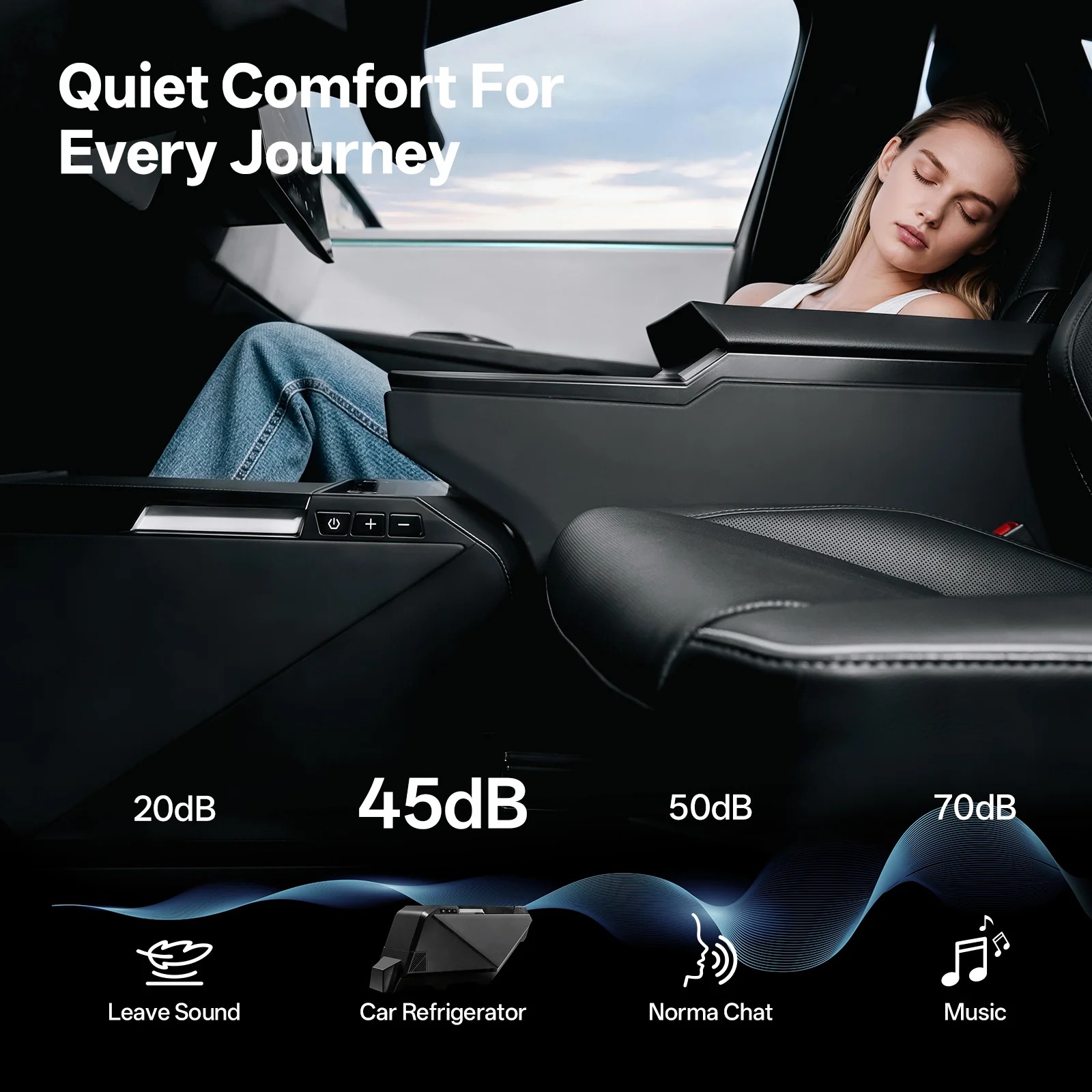 Tesla Cybertruck Fridge | 18L Center Console Cooler – TEMAI