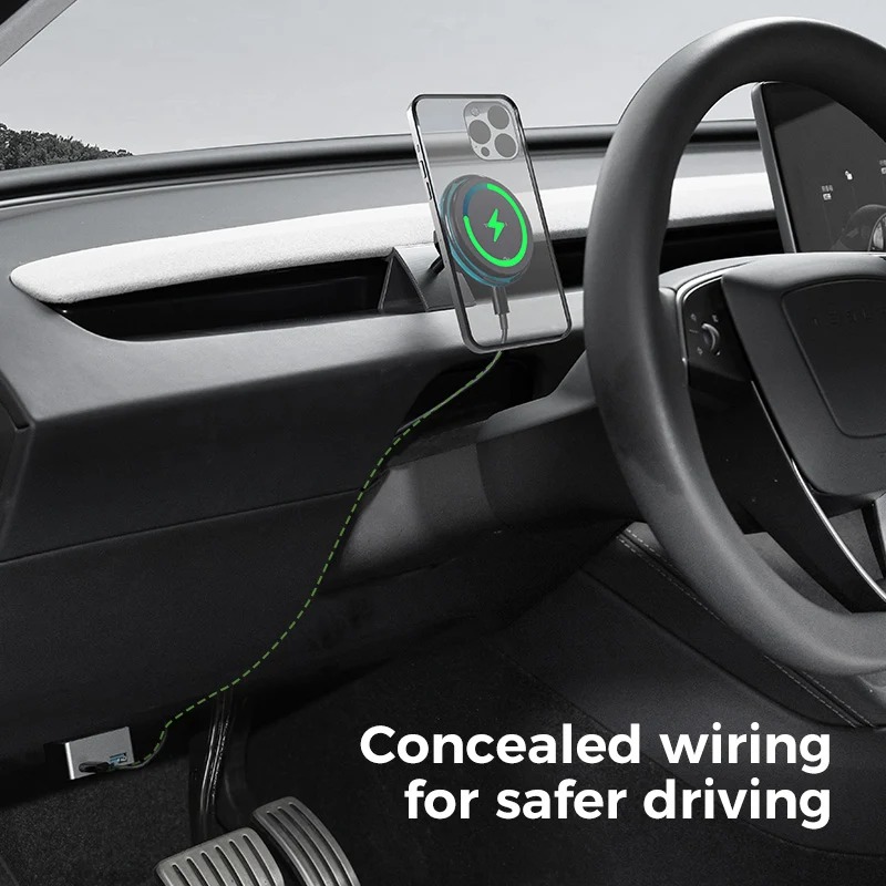 Wireless Charging Phone Holder for Tesla Model Y Juniper