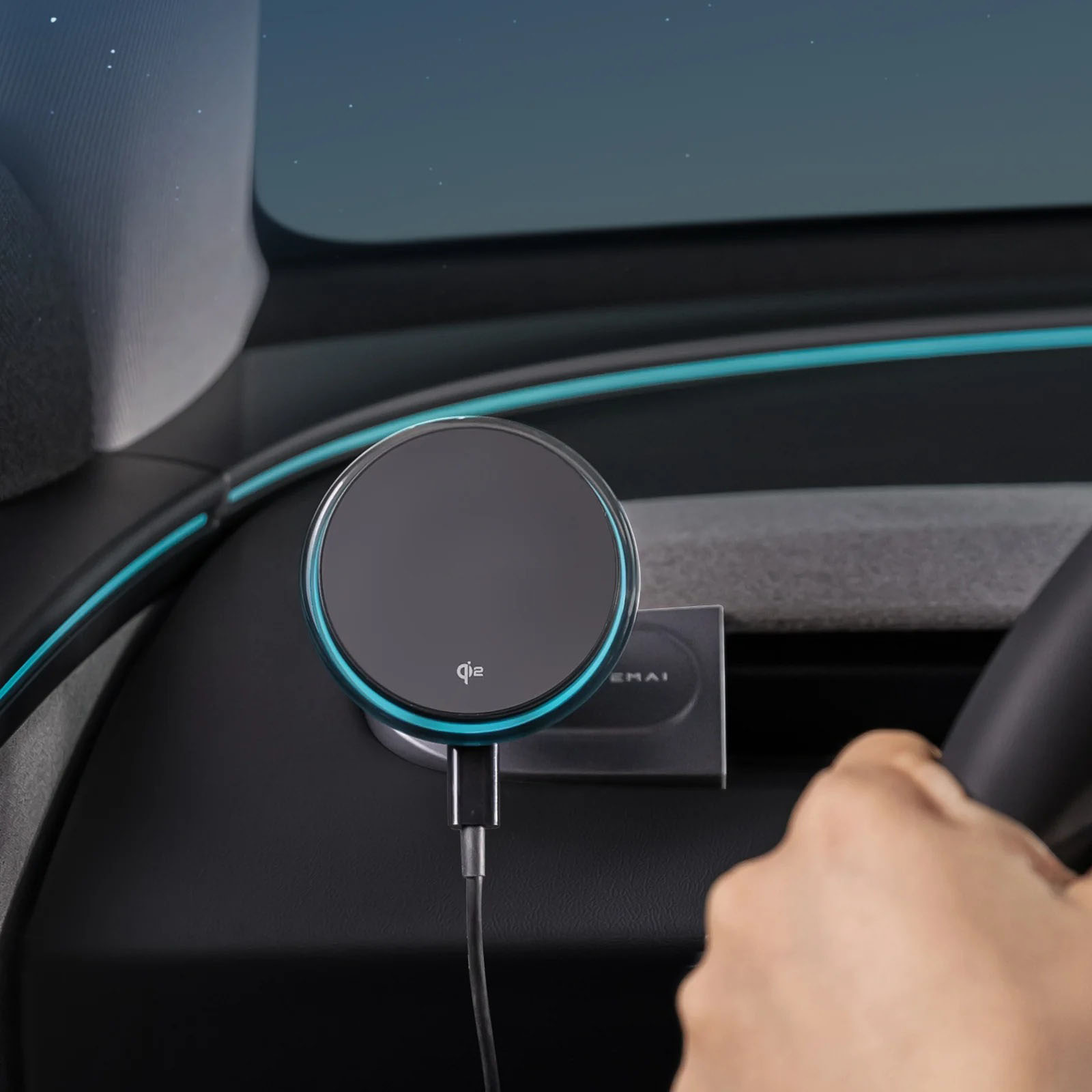 Wireless Charging Phone Holder for Tesla Model Y Juniper