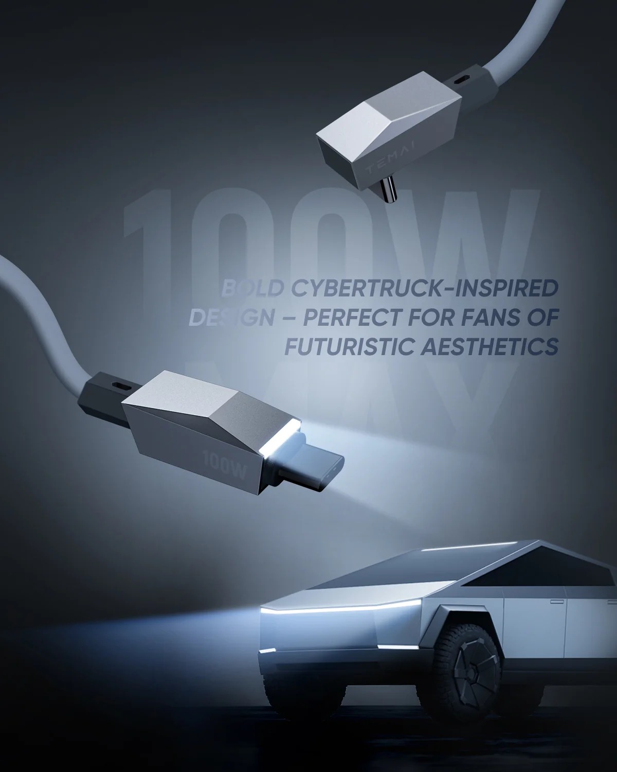  USB-C Cable (USB-C to USB-C) — Fast Charge & Data, Compatible with Tesla Vehicles