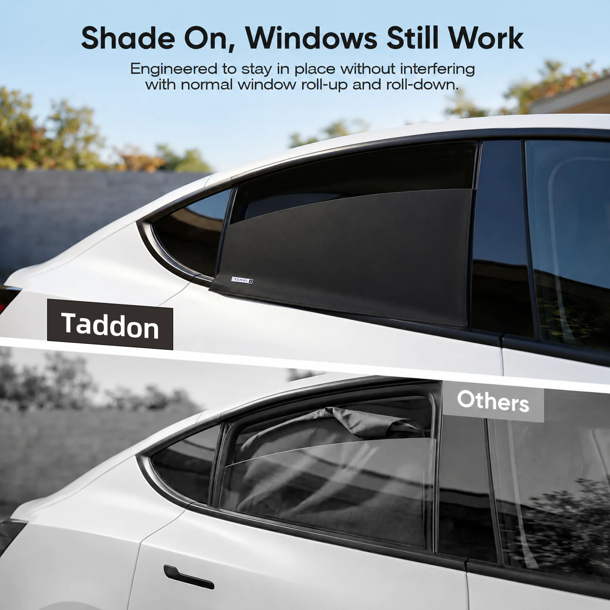 Side Window Sunshades 6PCS for Tesla Model Y Juniper （2025-2026）