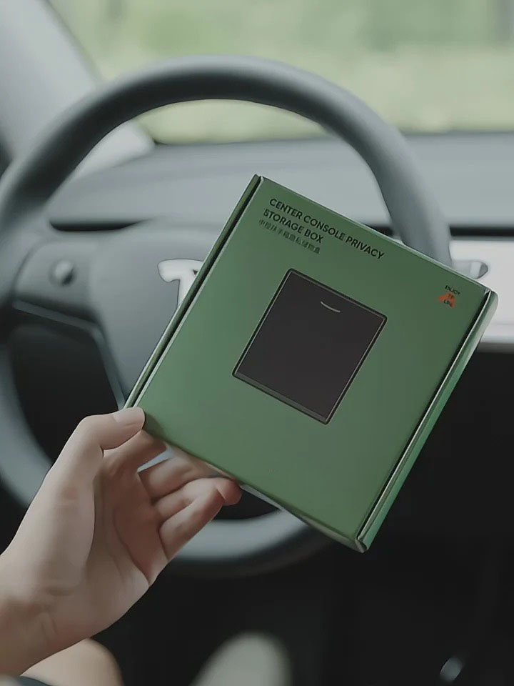Hidden Console Storage Box for Tesla Model 3 & Model Y
