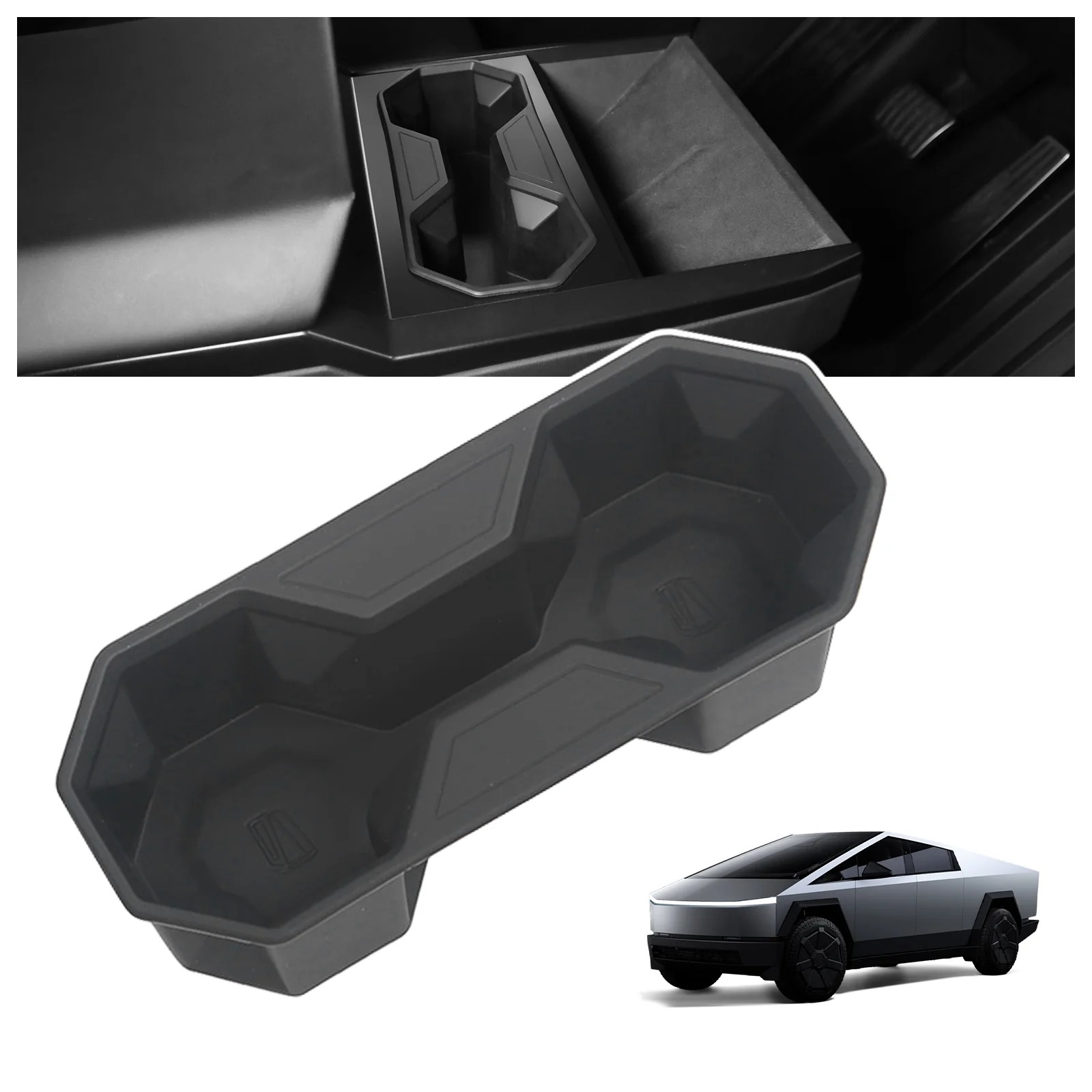Cup Holder Insert, Compatible with Tesla Cybertruck