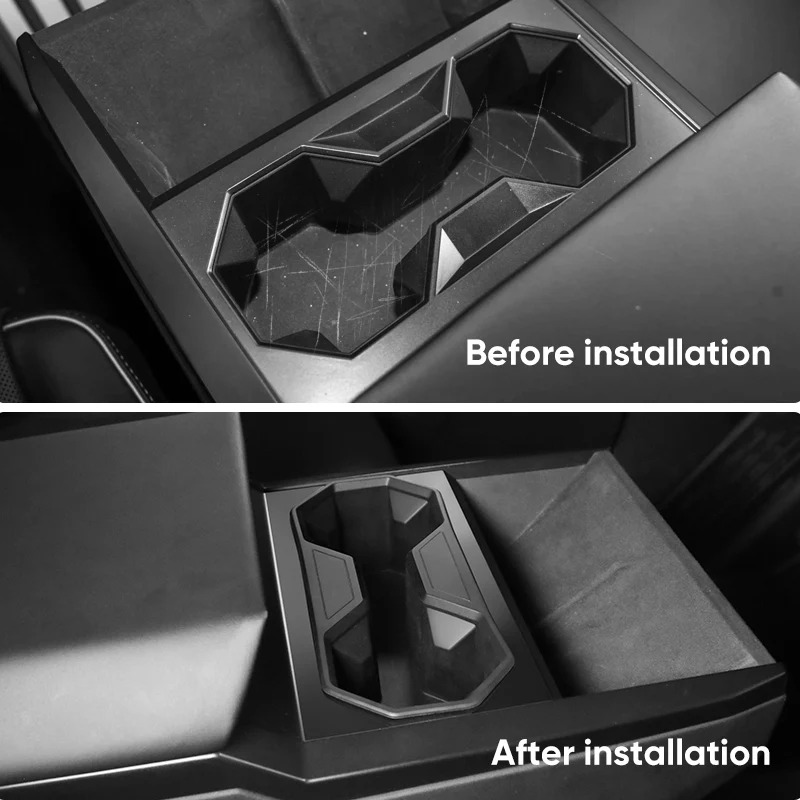 Cup Holder Insert, Compatible with Tesla Cybertruck