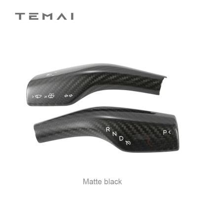 TaddonReal Carbon Fiber Stalk Cover for Tesla Model 3 & Y