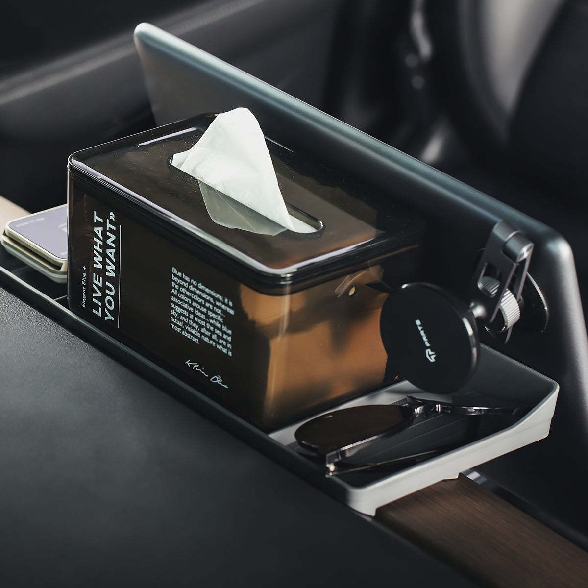 TaddonDashboard Storage Hidden Tray for Model 3 & Model Y