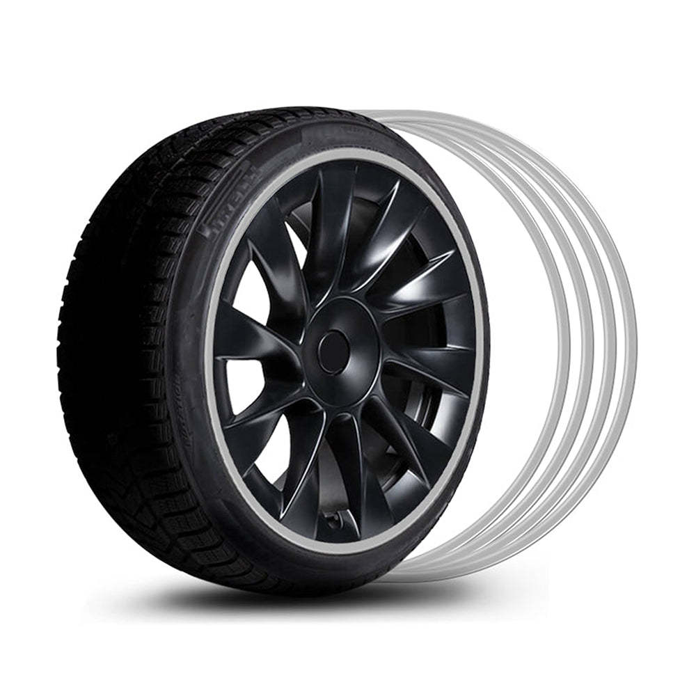 TaddonAluminum Alloy Wheel Rim Protector for Tesla Model 3/Y/S/X