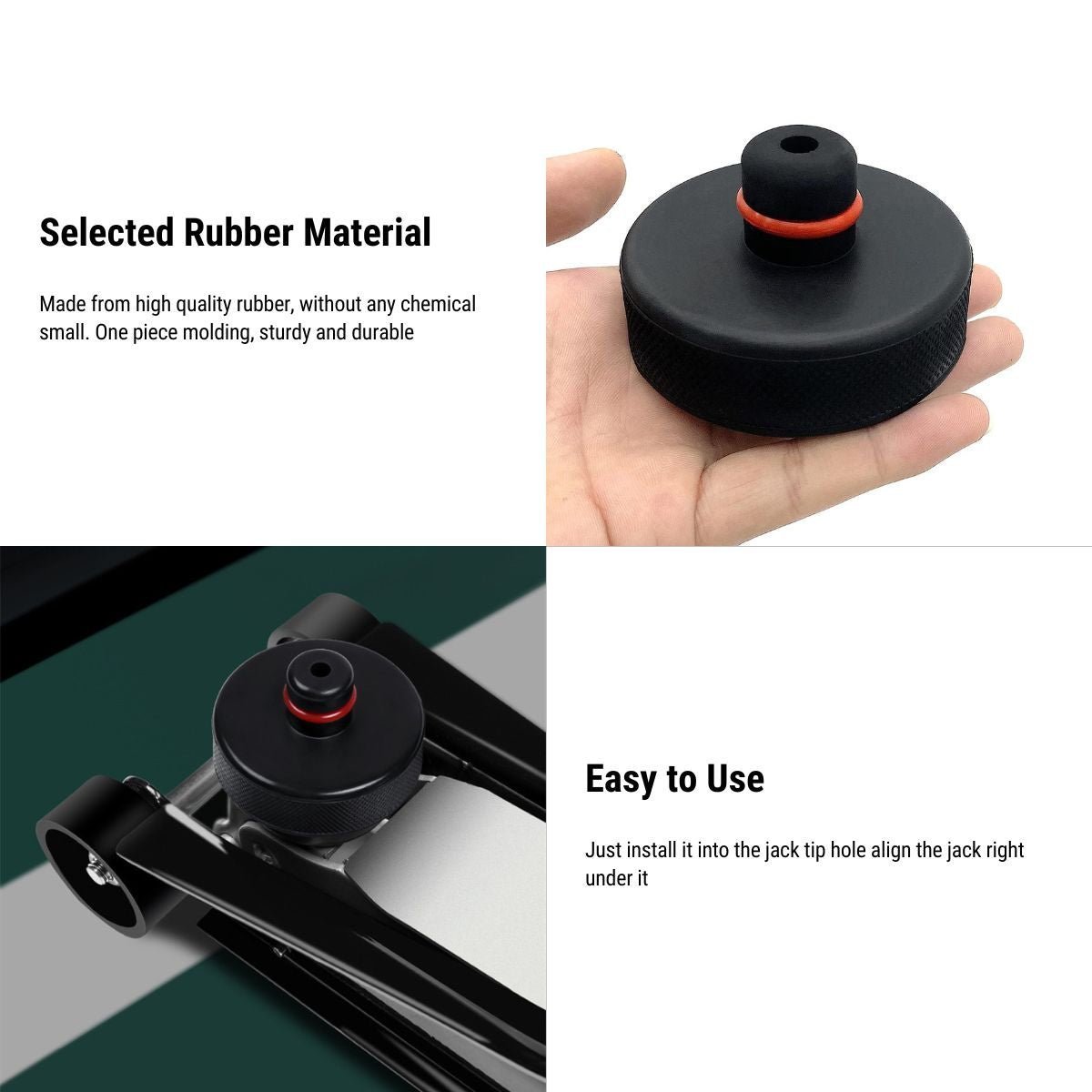 TaddonJack Pads Adapter with Storage Bag for Tesla Model 3/Y/S/X