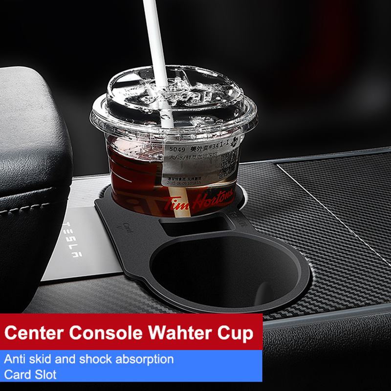 TaddonCenter Console Cup Holder for Tesla Model 3/Y
