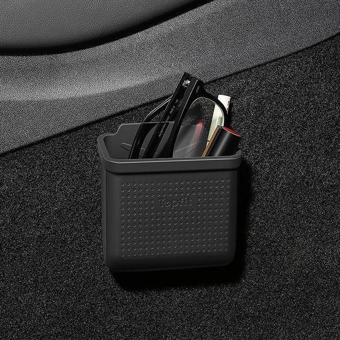 TaddonCenter Console Storage Box with Velcro for Tesla Model 3/Y