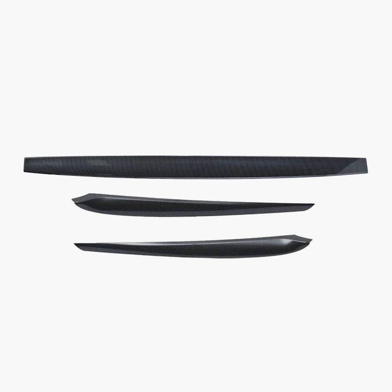 Carbon Fiber Dashboard Cover Wrap & Inner Front Door Trim for Model 3/Y