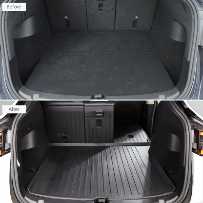 TaddonAll-Weather Cargo Liners Set with Seats Back Protector Mats for Model Y