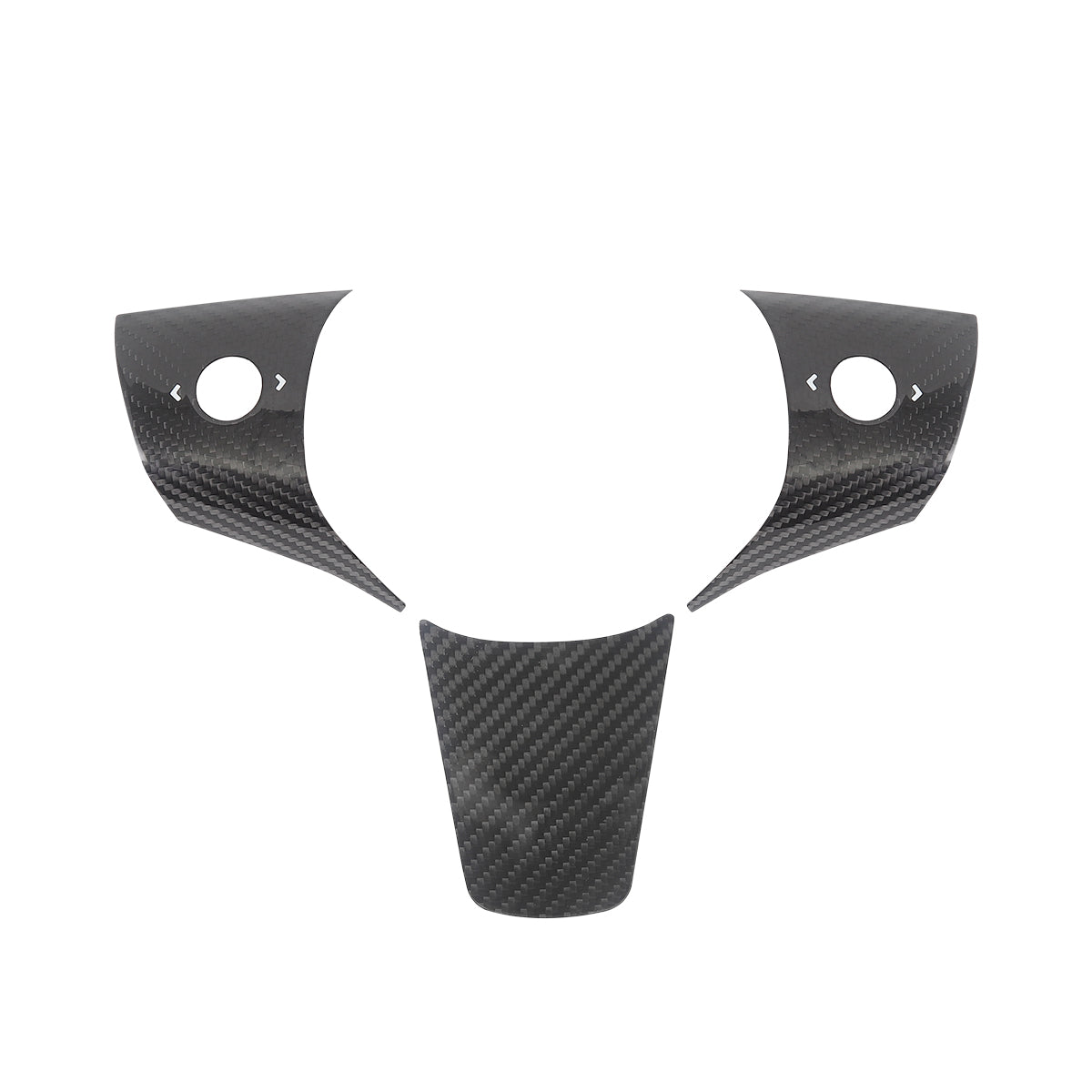TaddonReal Carbon Fiber Steering Wheel Cover for Model 3/Y
