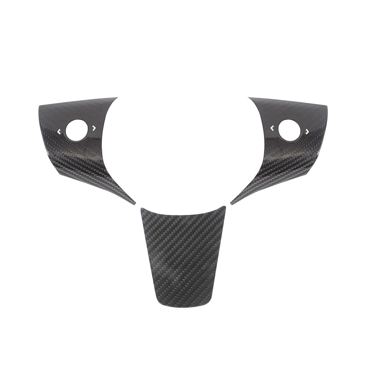 TaddonReal Carbon Fiber Steering Wheel Cover for Model 3/Y