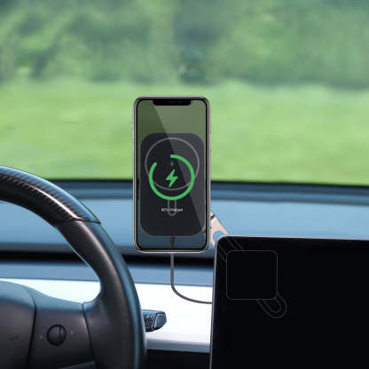 TaddonFoldable Cellphone Holder-MagSafe Charging Mount for Tesla Model 3 & Y