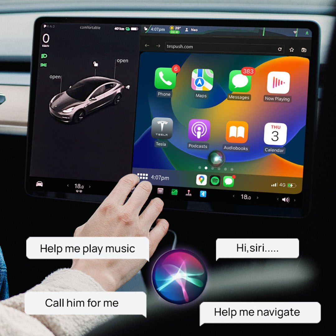 TaddonT2C Wireless Apple Carplay/ Android Auto Adapter for Tesla