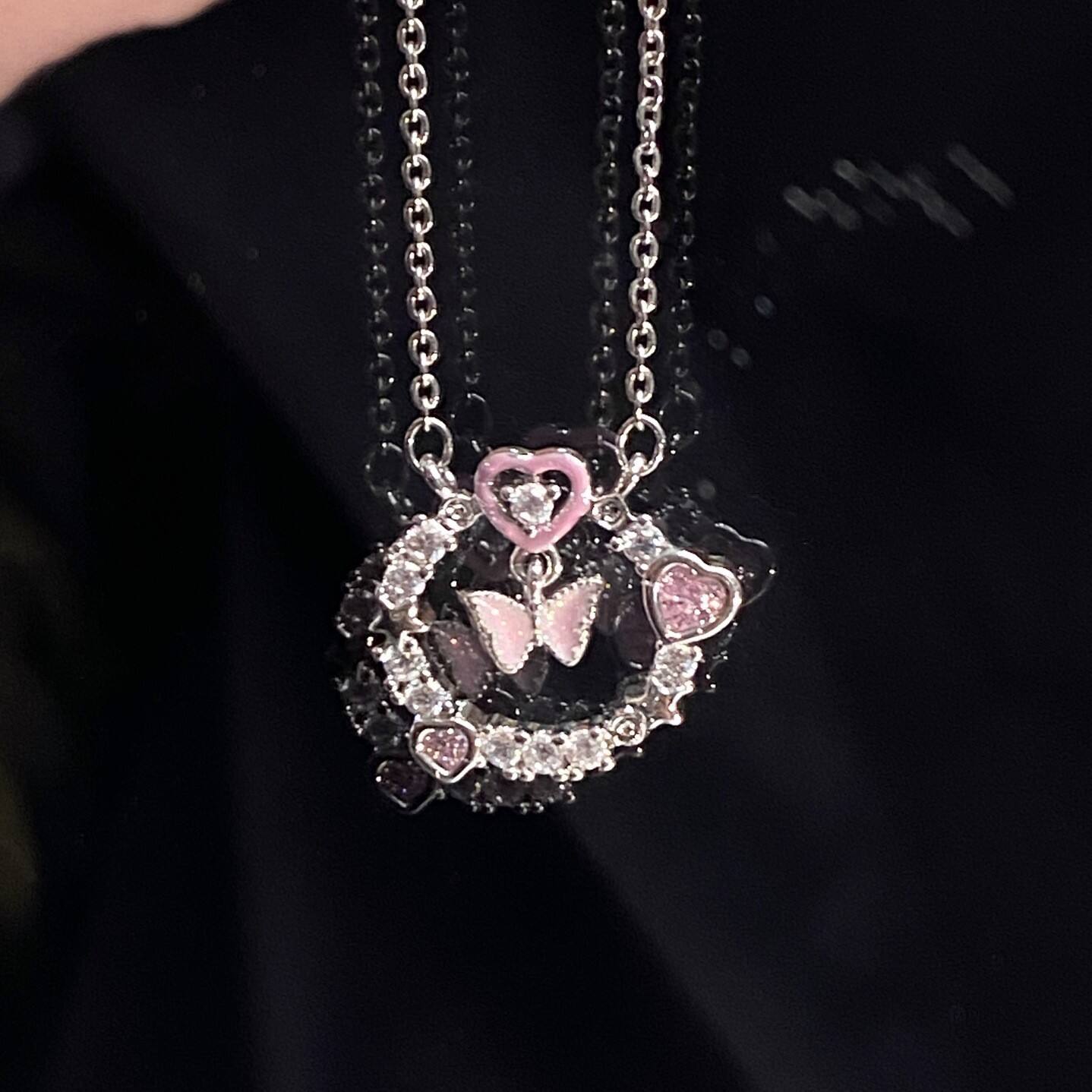 Butterfly Necklace Cute Style