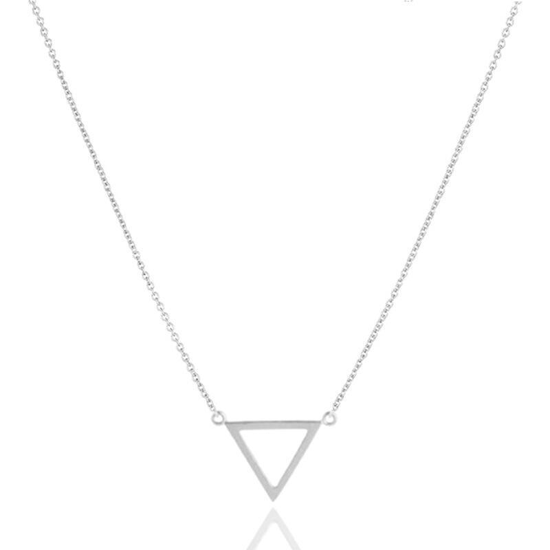 Skeleton Triangle Necklace
