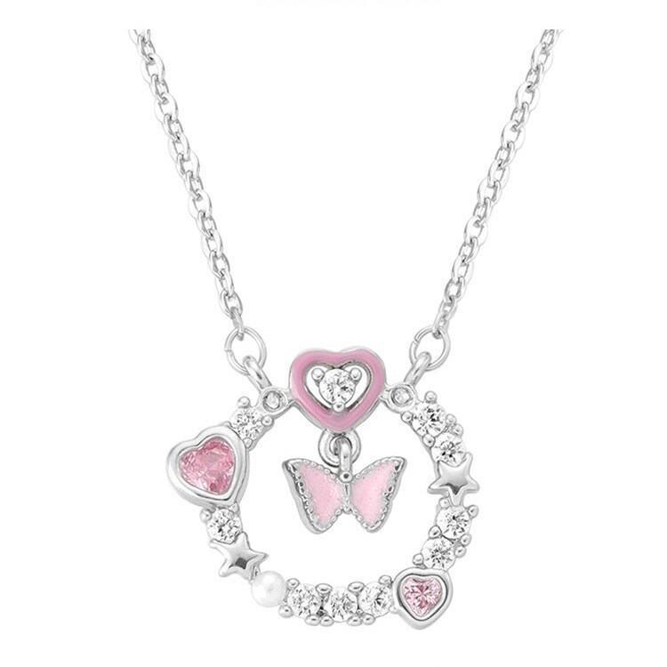 Butterfly Necklace Cute Style