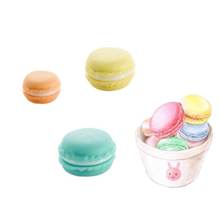 Women's jewelry storage box earrings and earrings home box storage box portable Macaron jewelry small packaging