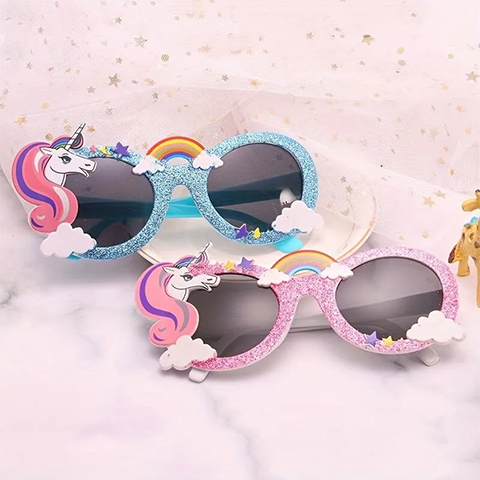 Unicorn design party decoration glasses