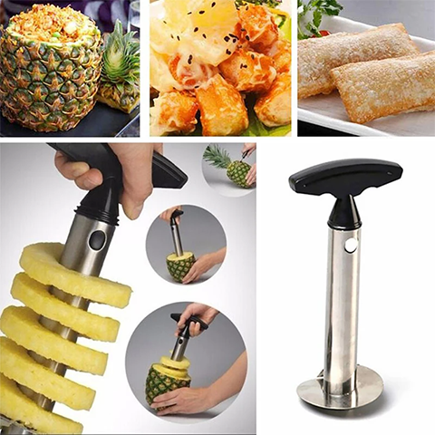 Fruit Pineapple Corer Slicers Peeler Knife Kitchen Tool Stainless  Cutter Parer Best Selling Pineapple Slicers Fruit Knife Slice