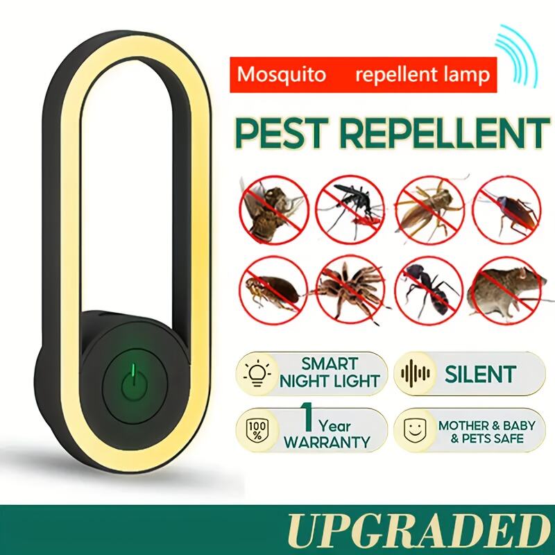 Keep Bed Bugs Away From USB Eye Protection Electronic Nightlight Insect Repellent - Repels Mosquitoes, Repels Mice, Cockroaches, Spiders USB Mosquito Killer Light