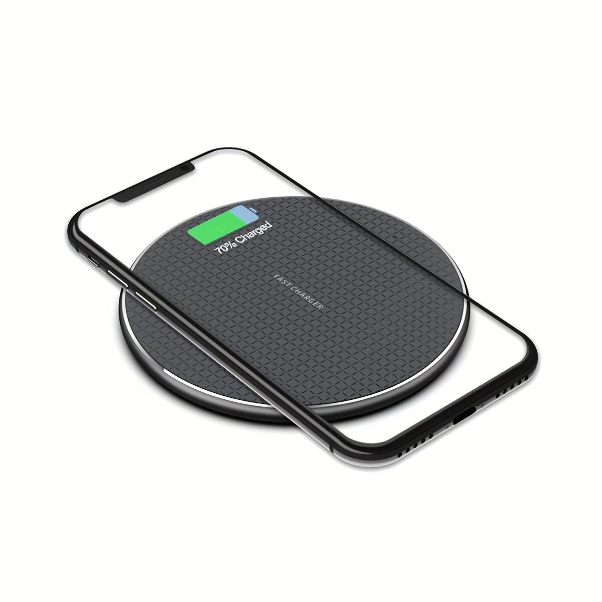 K8 Metal Wireless Charger Desktop Round Wireless Charging Gift Suitable For Mobile Phone With Wireless Charging Function Charging