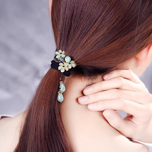Tiara Crystal Gypsy Tiara Boho Jewelry Adjustable Headband Elastic Hair Accessories Wedding Revel Beach Everyday Women and Girls