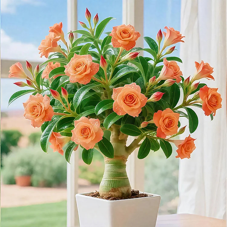 🌵 Bulbes de Rose du Désert - Une Perle Exotique pour Votre Jardin🌸