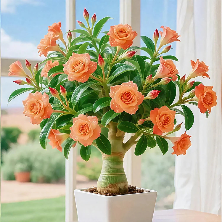 🌵 Bulbes de Rose du Désert - Une Perle Exotique pour Votre Jardin🌸